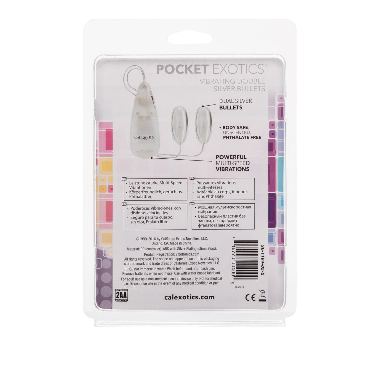 CalExotics Pocket Exotics Double Silver Bullets Viberators